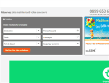 Tablet Screenshot of croisiere.opodo.fr