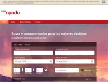 Tablet Screenshot of opodo.es