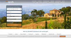 Desktop Screenshot of ferienwohnungen.opodo.de