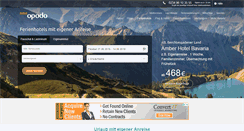 Desktop Screenshot of eigenanreise.opodo.at